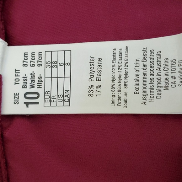 Seafolly Gathered Front Retro Full Coverage Bikini Bottoms, Size US 8 & 6, NWOT - Picture 7 of 14